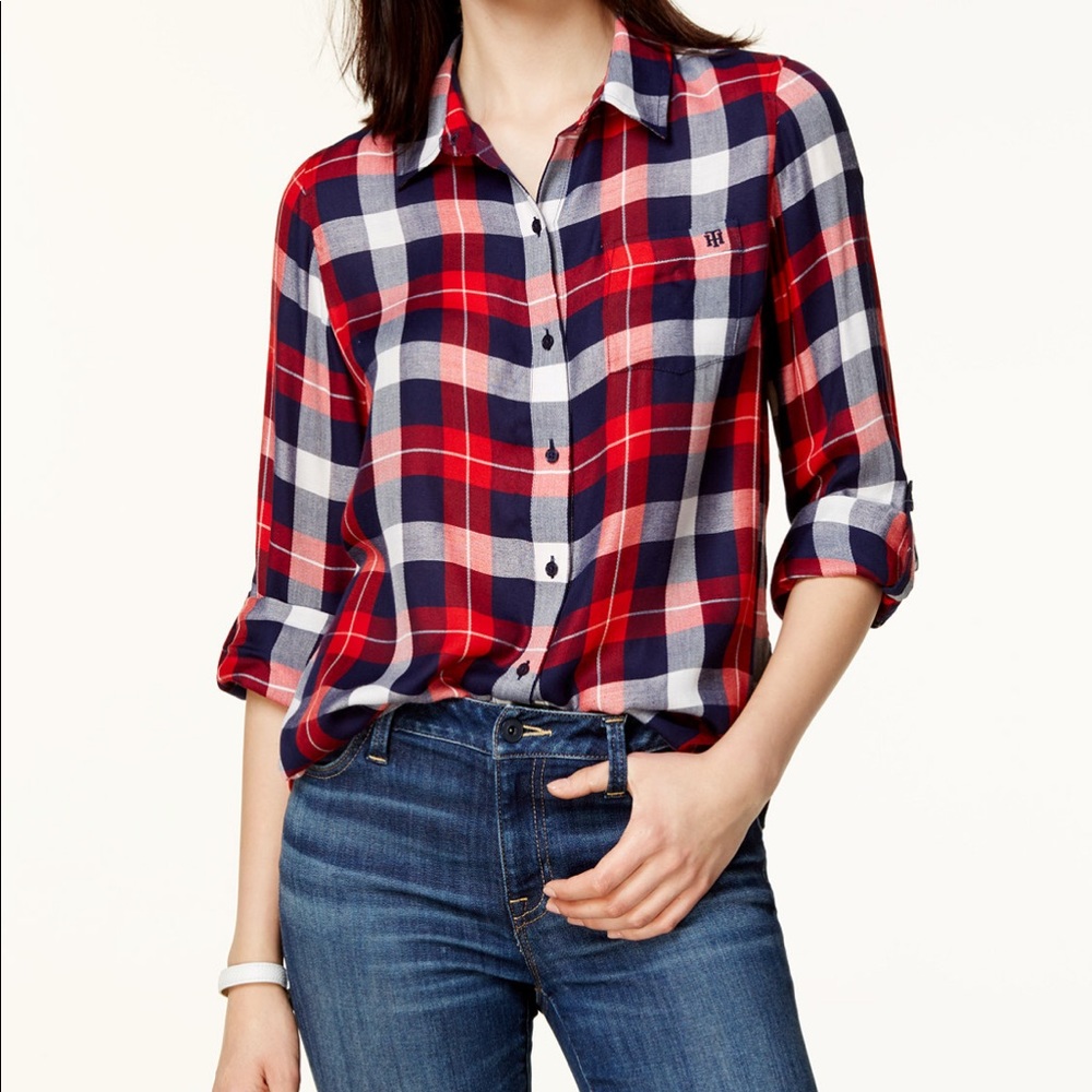 Tommy Hilfiger Plaid Utility Shirt